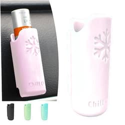 Chill Chap Generic Chill Chap - Insulated Lip Balm Mount - Premium Interior Car Accessory - Keep Your Chapstick Handy and Upright! - Great Low-Cost Gift (Lavender)