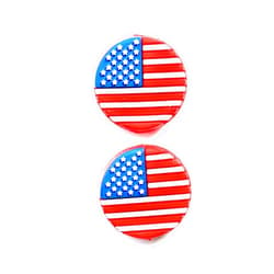 Luckyones USA Flag Vibration Dampener, Tennis 2 Pack