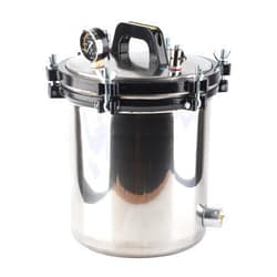 PerGar Steam Autoclave Portable High Temperature Pressure Pot Stainless Steel Machine 18L Fast, Durable, and Efficient Lab Autoclave