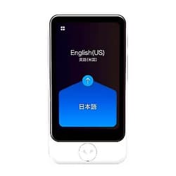 Sourcenext Pocketalk Plus Two-Way Voice Language Translator- Extra Large Screen & Longer Battery Life