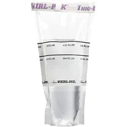 Nasco Whirl-Pak B01401WA Stand-Up Bag, 23cm L x 15cm W, 710ml Capacity (Box of 500)