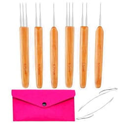 CFTfabMS Crochet Hooks for Hair,Dreadlock Crochet Hook,Crochet Needles for Hair,Interlocking Tool for Locs,Crochet Needle for Locs,Hair Crochet Hook，Dreadlock Accessories