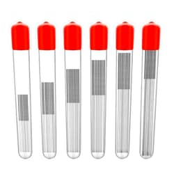 Mozeat Lens 60 Pieces 3D Printer Nozzle Cleaning Kit,Stainless Steel Nozzle Cleaning Needles 3D Printer Tool Kit 3D Printer Nozzle Cleaner 3D Printer Accessories (Diameter 0.15/0.2/0.25/0.3/0.35/0.4mm)