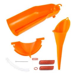 Kiawnia Oil Funnel: 50Pcs Fluorine Rubber O-Ring Primary Drain Plugs+Primary Case Oil Funnel& Crankcase Fill Funnel +Drip Free Oil Filter Funnel for Harley Sporster Dyna