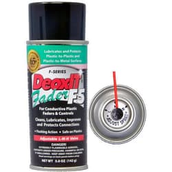 CAIG LABORATORIES DeoxIT Fader F5S-H6 Spray, Contact Cleaner/Lube/Protector for Conductive Plastics & Carbon Controls, 142g, Pack of 1