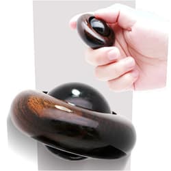 Tybasthe Fidget Toys for Adults, Wooden Stress Relief Toy, EDC ADHD Tools for Adults, Portable Figette Toys Adults Fidgets for Anxiety and Stress Balls, Quiet Fidget Cube Desk Toys for Office