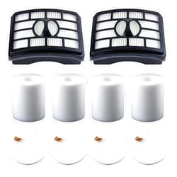 Funmit Vacuum Filter Replacement for Shark Rotator Pro Lift-Away NV500, NV501, NV502, NV503, NV505, NV510, NV520, NV552, UV560, Part # XFF500 & XHF500 (2 Post Filters + 4 Foam & Felt Filters)