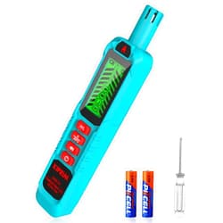 Kiprim Natural Gas Leak Detector Portable Gas Tester with Audible & Visual Alarm,H/L Sensitive Mode to Locate Combustible Sources Propane for Home,Batteries Included