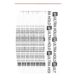 WALKER TAPE Ultrahold WKR-UHT-C Clear Double Side Adhesive Walker Tape, 2cm Width, 7.5cm Length