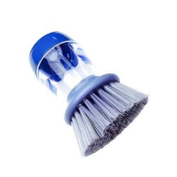 We Rocks All Purpose Liquid Dispensing Cleaning Brush, Good Grips Soap Dispensing Palm Brush, Soap Dispensing Palm Brush for Dish Kitchen Scrubber with Sturdy Nylon Bristles