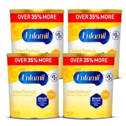 Enfamil Infant Formula - Milk-based Baby Formula with Iron - Powder Can, 29.4 oz (4 Pack) 29.4oz Powder Value Can 4 Pack