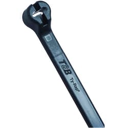 RED DOT Thomas & Betts TY528MX Ty-Rap 14-Inch Ultraviolet Resistant Nylon 6.6 Cable Tie with Stainless Steel Locking Device, Black, 100-Pack