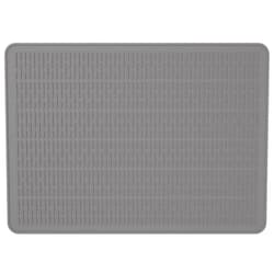 BFUHST Silicone Electric Stove Cover, 28’’ x 20’’ Silicone Stove Top Protector, Glass Top Stove Cover to Protect Kitchen Counter Surface, Silicone Dish Drying Mat (Gray)