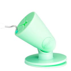 tweexy Hinge Untippable Vinyl Weeding Scrap Collector | IntelliStick Anti-Spill Airlock Suction Weeding Vinyl | HTV Crafting Adhesive Paper Sheet Holder | Weeding Tools for Vinyl (Standard, Cucumber)