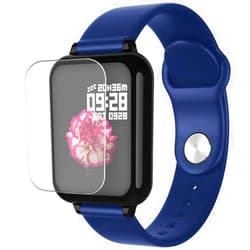 Puccy 3 Pack Screen Protector Film, compatible with UWINMO B57 B57T smart watch TPU Guard （ Not Tempered Glass Protectors ） (new version)