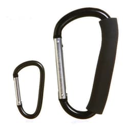 Dreambaby Stroller Carabiner Hook - 2Pack - Stroller Clip Organizer for Purse Shipping Grocery Bag
