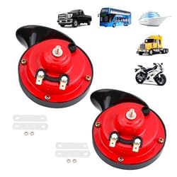 Yungeln Train Horns for Trucks 300DB Loud Air Electric Snail Horn,12V Waterproof Horns Kit Super Loud for Trucks,Cars,Motorcycle,Bikes & Boats 2 PCS