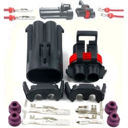 ELITE.CITI 2-Pin Metri-Pack 43amp Seal 480 Series 2-Conductor Connector w/10-12 AWG