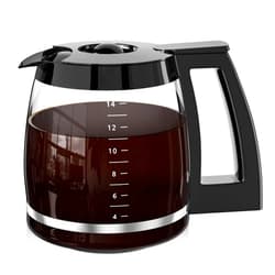 JYNTU 14-Cup Coffee Pot Replacement for Cuisinart Coffee Maker DCC-2200, DCC-2600, DCC-2800, DCC-3200, and DCC-3200P1, Glass Carafe Replacement for Cuisinart, BPA Free, Dishwasher Safe