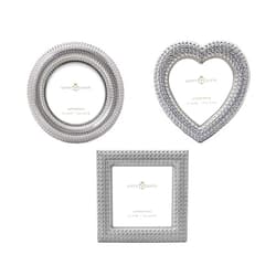 GIFTY GIFTY Classic Small Picture frame Set of 3 Cute Mini Photo Frame Set 2.5x2.5 inch for Tabletop Display Desk Picture Frame Perfect for Christams Home Decor Wedding Graduation Milestone Photos -