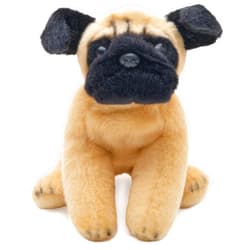 Bearington Collection Bearington Lil' Pugsly Small Pug Stuffed Animal Plush - 6