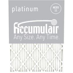 Accumulair® Platinum 10x14x1 (Actual Size) MERV 11 Air Filter/Furnace Filters (6 pack)