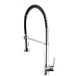 FHSRAEIP Sink Taps All Copper Kitchen Faucet with Spring Belt Pulls Out Spray Head Faucet, All Copper Kitchen Sink Tap Single Handle Can Be Rotated. Auspiciou