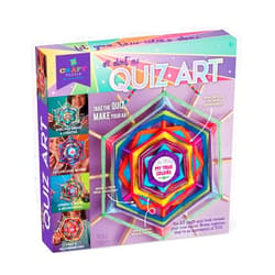 Craft-tastic – All About Me Quiz Art – Craft Kit – Answer Fun Questions to Make a Personalized Piece of Art – Ages 8+