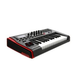 Novation Impulse 25 Keys USB bus-powered MIDI Controller Keyboard – Robust, ultra-responsive, full-size piano keyboard with aftertouch and velocity-sensitive pads – works on Mac or Windows