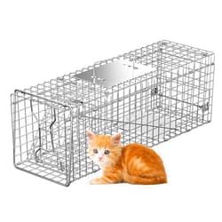 HomGarden Catch Release Humane Live Animal Trap Cage for Rabbit, Groundhog, Squirrel, Raccoon, Mole, Gopher, Chicken, 24inch