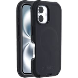 OtterBox iPhone 16 Defender Series Case - Black (Single Unit Ships in polybag)