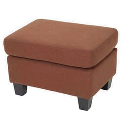Christopher Knight Home Rosella Fabric Ottoman, Chocolate