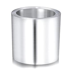 Lounsweer 4'' x 50' Aluminum Roll Flashing for Roof and Garden, Prevents Roofing Stains, Roof Strip for Moss and Mildew Prevention (1 Roll)