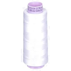 Mettler Silk-Finish Cotton Thread, 2000 yd/1829m, White