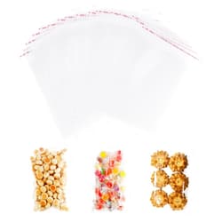 Muyurra 200 Pcs Cellophane Bags Self Sealing Cellophane Treat Bags 4x6 Clear Cookie Bags with Seal Plastic Bags for Treats Sealable Candy Bag Adhesive Small Cello Bags for Gift Wrapper Party Favors OPP Bags