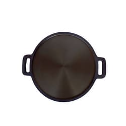 Highkind Pre-Seasoned Cast Iron Dosa Tawa 12 inches, Perfect for Cooking on Gas, Induction and Electric Cooktops