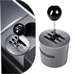 MIFMIA Cup Holder Shifter for Tesla Model 3, Model Y Accessories, Creative Fidget Toy, Manual Gear Stick Control Sense, Rediscover The Mechanical Feel, Black