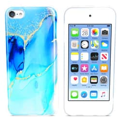 ULAK Compatible with iPod Touch 7 Case/iPod Touch 6 Case, Slim Fit Hybrid Bumper TPU/Scratch Resistant Hard PC Back Cover for iPod Touch 7th/6th/5th Generation, Marble Pattern