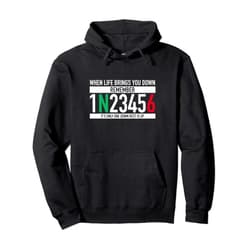 Motorbike Motorsport Biker Apparel 1N23456 Motorcycle Gear Shift Motorcyclist Pullover Hoodie