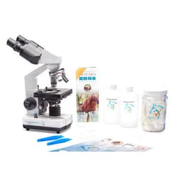 Eggzamin Professional Microscope Kit for Fecal Egg Count, by Eggzamin. Binocular Microscope and Accessories to Test Your Livestock for Parasites. Step by Step Instructions.