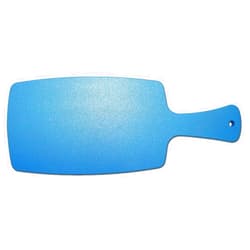 Passeal RestaurantCoolerGaskets.com Plastic Cutting Board with Handle – Paddle-shaped Charcuterie Board and Serving Tray,6 inch x 15 inch (Blue)
