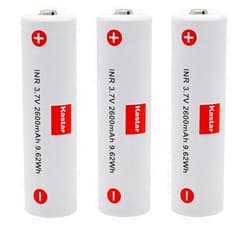 Kastar 3-Pack 3.7V 2600mAh Rechargeable Battery Replacement for Zhiyun-Tech Gimbal Crane V1 Crane 2 / Crane 2S / Crane 3S/ Crane 3S Pro/Crane 3SE, Crane 3 LAB, Z1 Evolution Gimbal