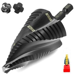 ENBMEI M35 Cobalt Step Drill Bit Four Spiral Flute, 3/16