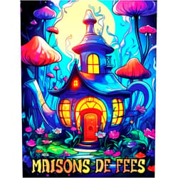 Nadossila Lara Maisons De fées Livre De Coloriage Adultes: Sublimes illustrations Maisons féeriques fantastiques relaxant anti-stress pour adultes, adolescents et ... fantaisistes complexes (French Edition)