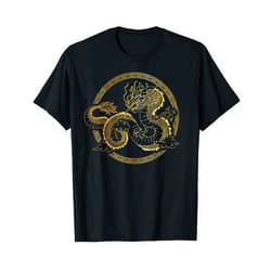 Urban Pop Culture Japanese Gifts Japanese Tokyo Dragon Asian tattoo inspired retro 80’s style T-Shirt