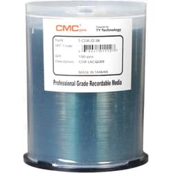 Taiyo Yuden 100 CMC Pro 48X CDR (CD-R) 80min 700MB Shiny Silver in Cake Box