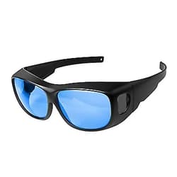 iPower Indoor Hydroponics HPS MH Grow Room Glasses for Tent Anti-UV Goggles Visual Eye Protection, 1-Pack, Blue