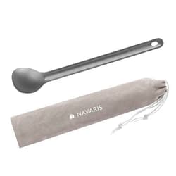 Navaris Long Handle Titanium Spoon - 8.4
