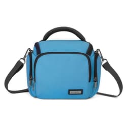 G-raphy Camera Bag Case Compact Lightweight Shoulder Crossbody Sling Photography Bags for Nikon Canon Sony DSLR SLR Mirrorless with Removal Straps(Teal)
