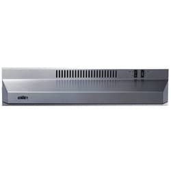 Summit Appliance Summit 30” Under Cabinet Convertible Range Hood, Stainless Steel- H30RSS